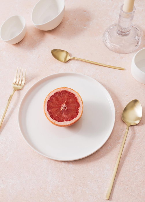 Hermia CTT0026 Plato para Servir Tartas en Porcelana Blanca 21x21x1 cm
